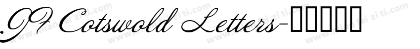 JF Cotswold Letters字体转换